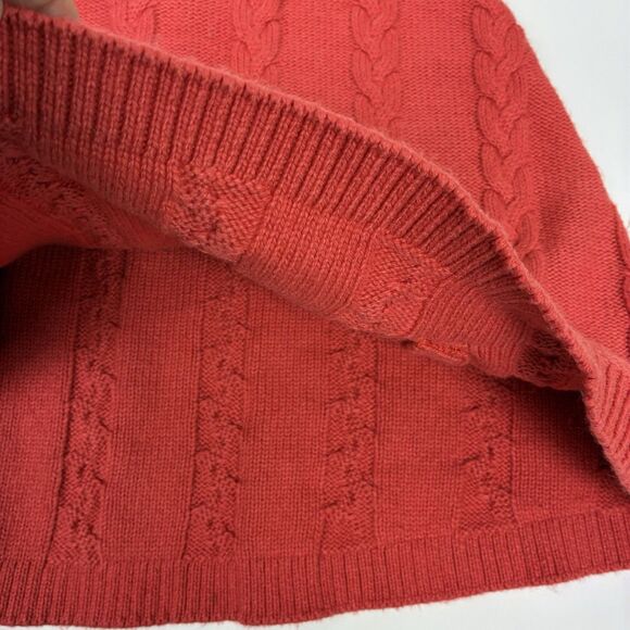Janie and Jack Poncho Sweater Girls Ribbed Cable Knit Sz 2T Outerwear Holiday - Picture 4 of 7